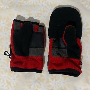 GAP Kids Black and Red Winter Convertible Gloves/Mittens